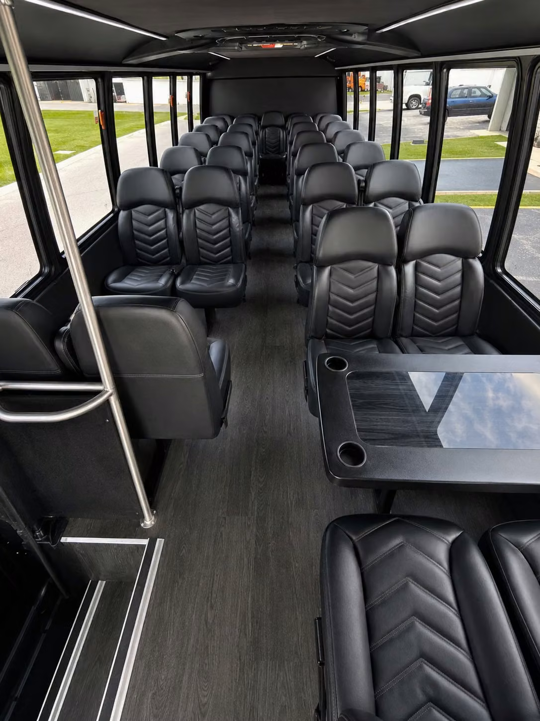 20 passenger minibus interior