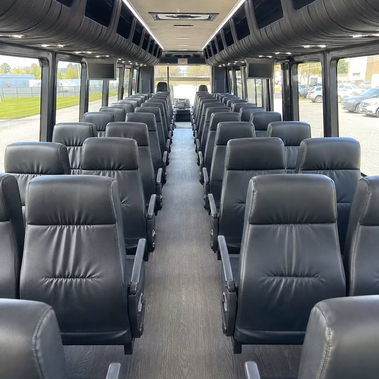 28 passenger minibus inside